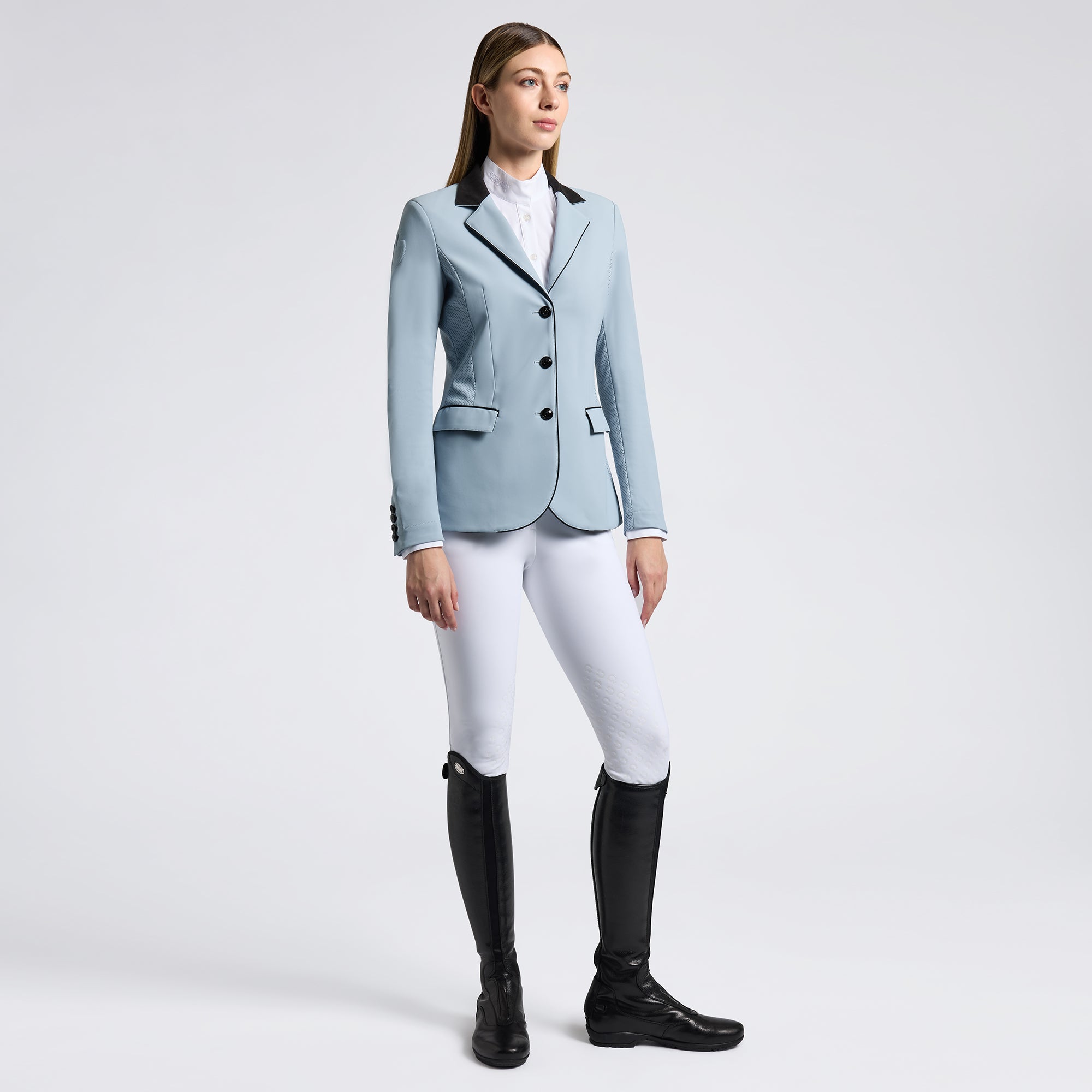 Veste de compétition Perforated Bleu Ciel Blue Fog - CAVALLERIA TOSCANA
