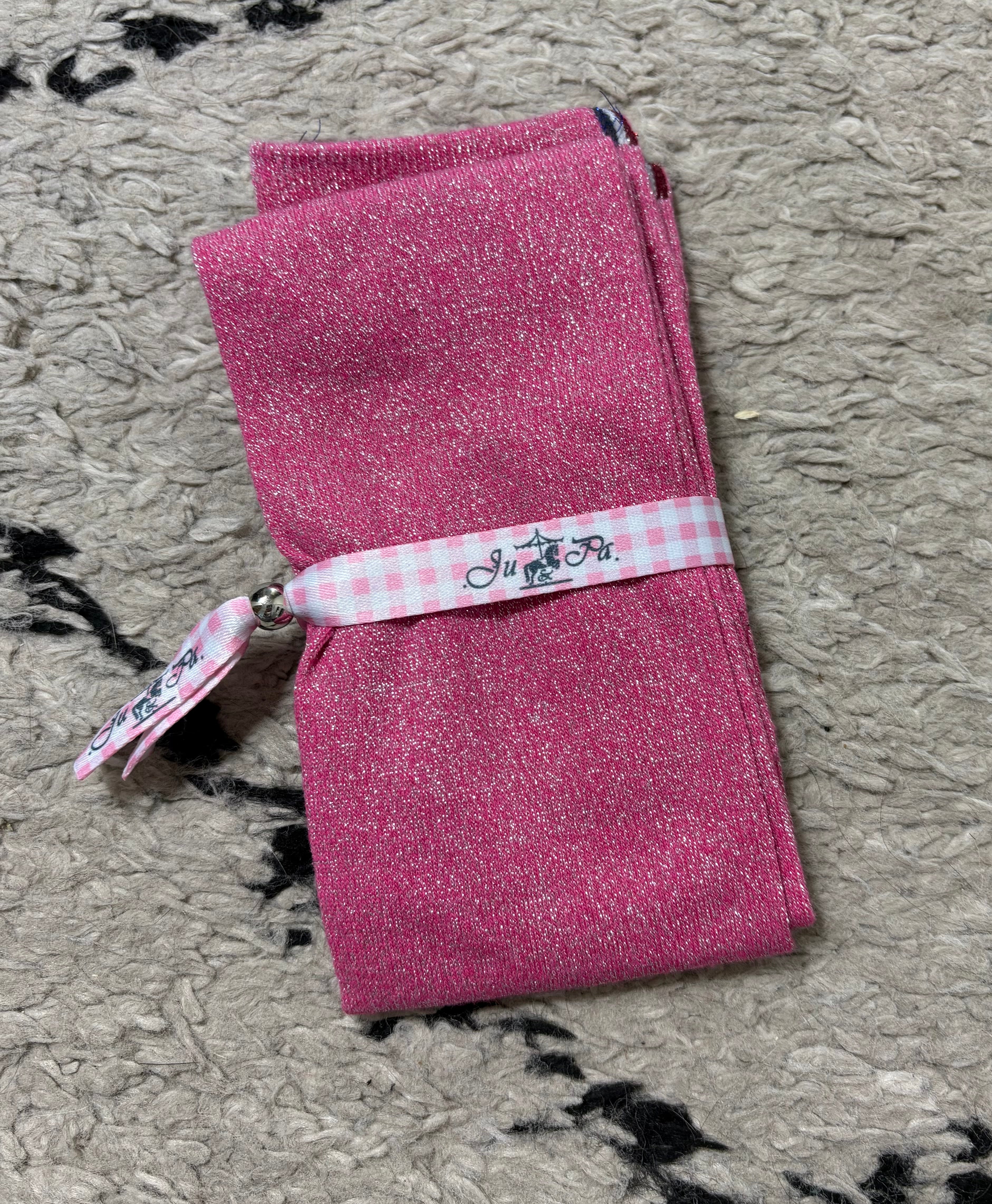 Chaussettes Glitter Rose - Ju & Pa