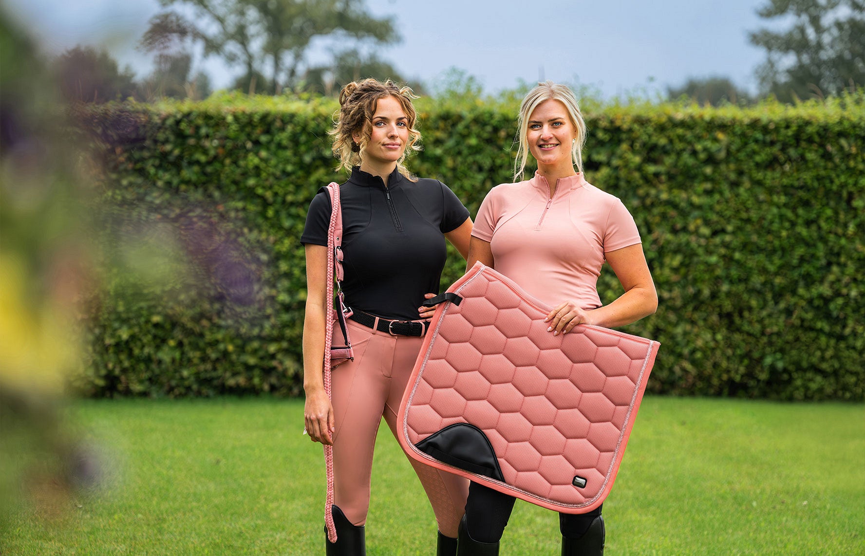 Polo technique manches courtes zip paillettes - HORKA