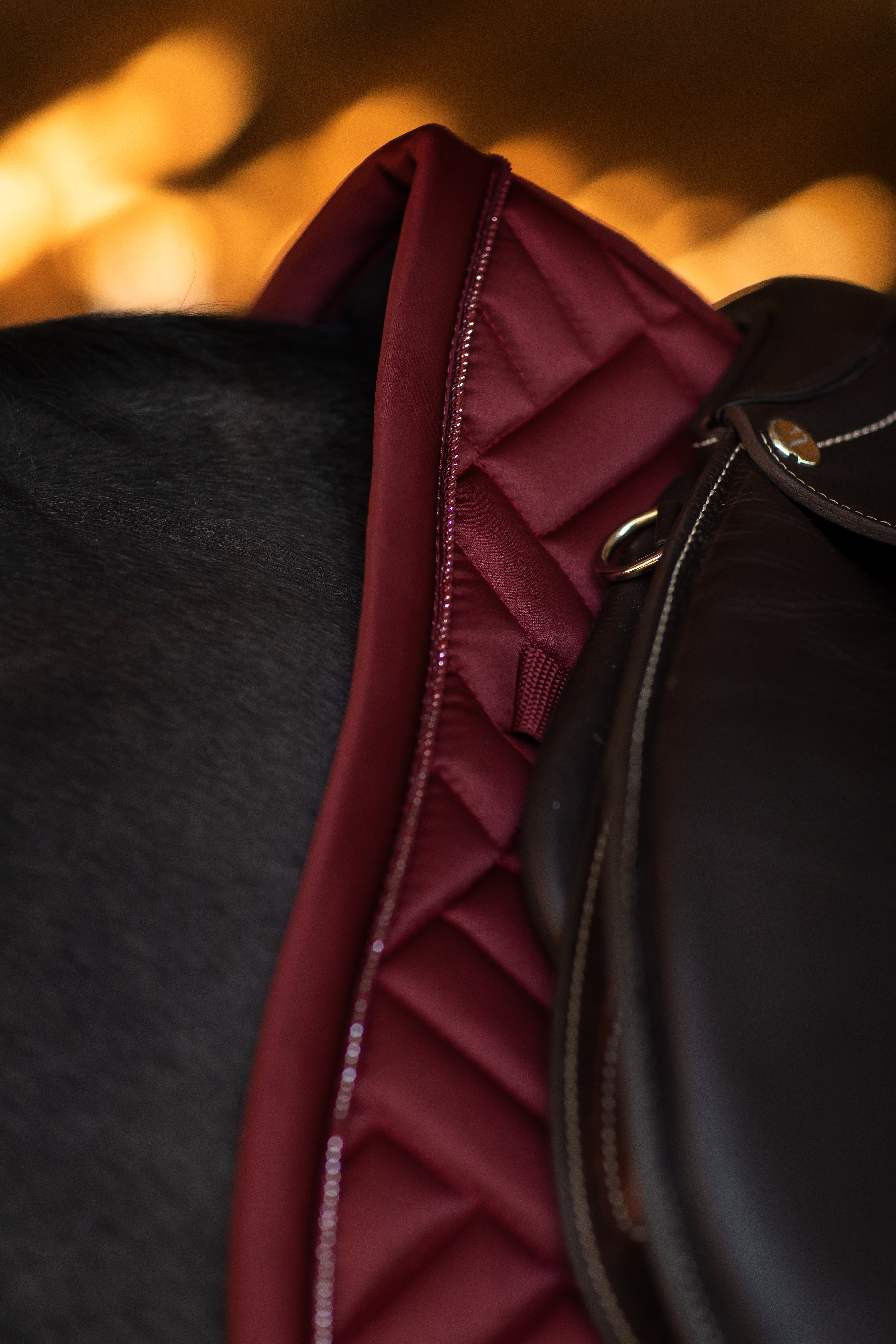Tapis de selle Modern Bordeaux MIXTE - Equestrian Stockholm