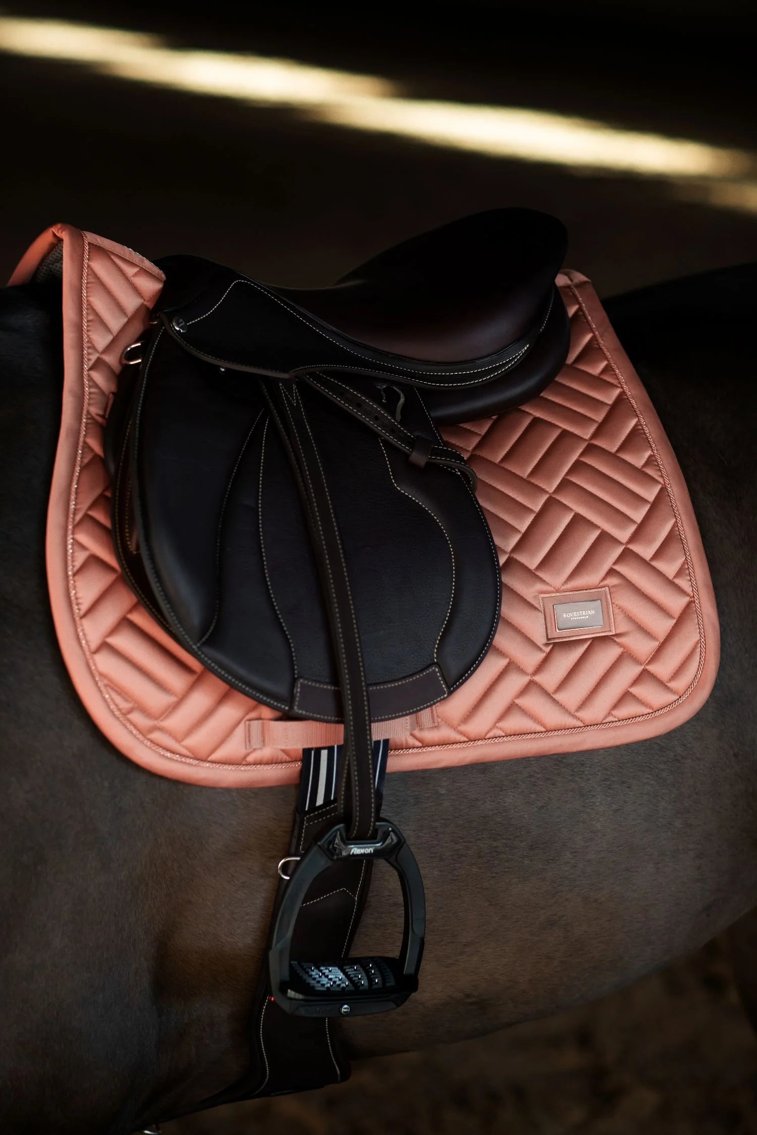 Equestrian Stockholm saddle pad - Monaco Blue