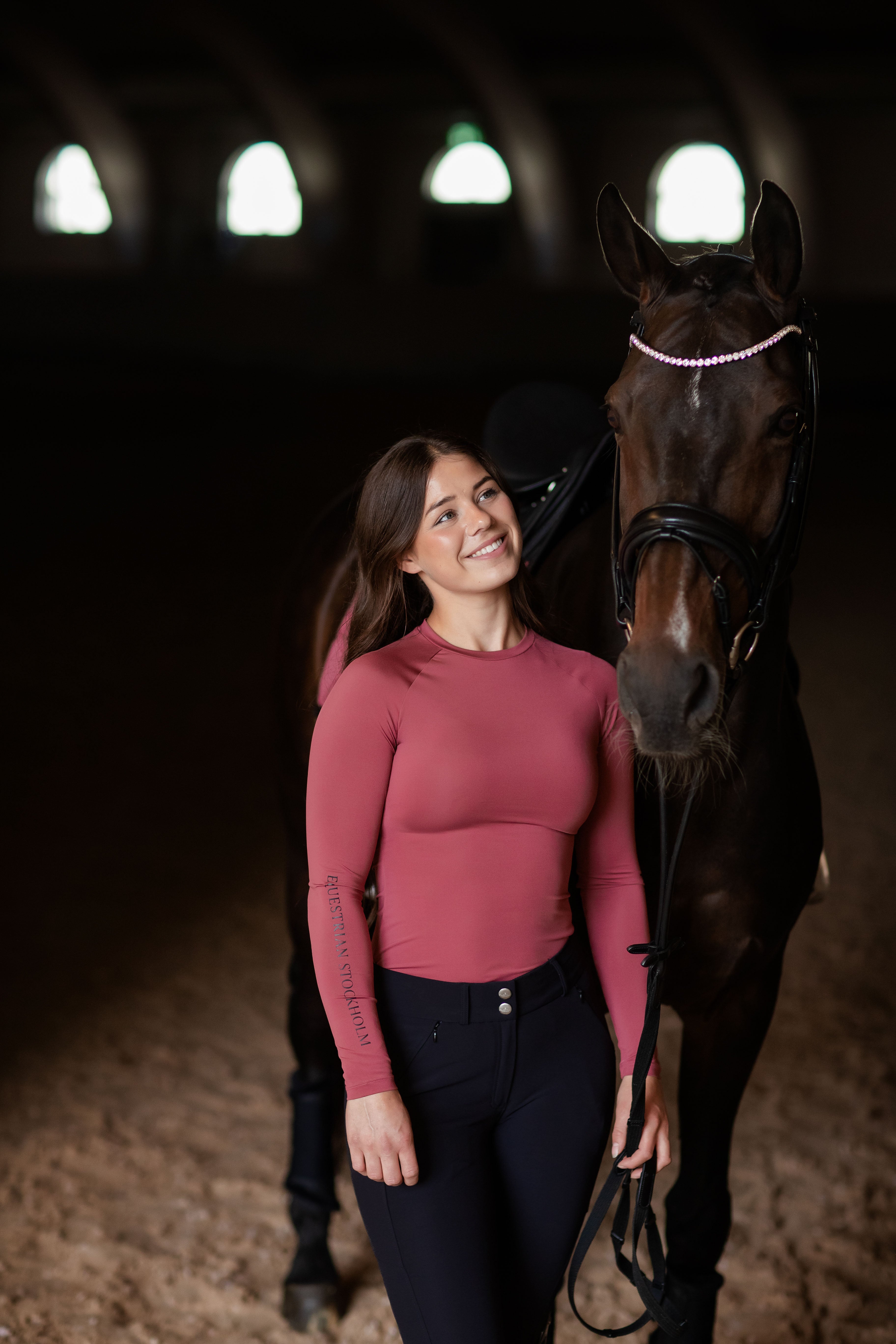 Top Base Layer Dynamic Soft Rouge - Equestrian Stockholm