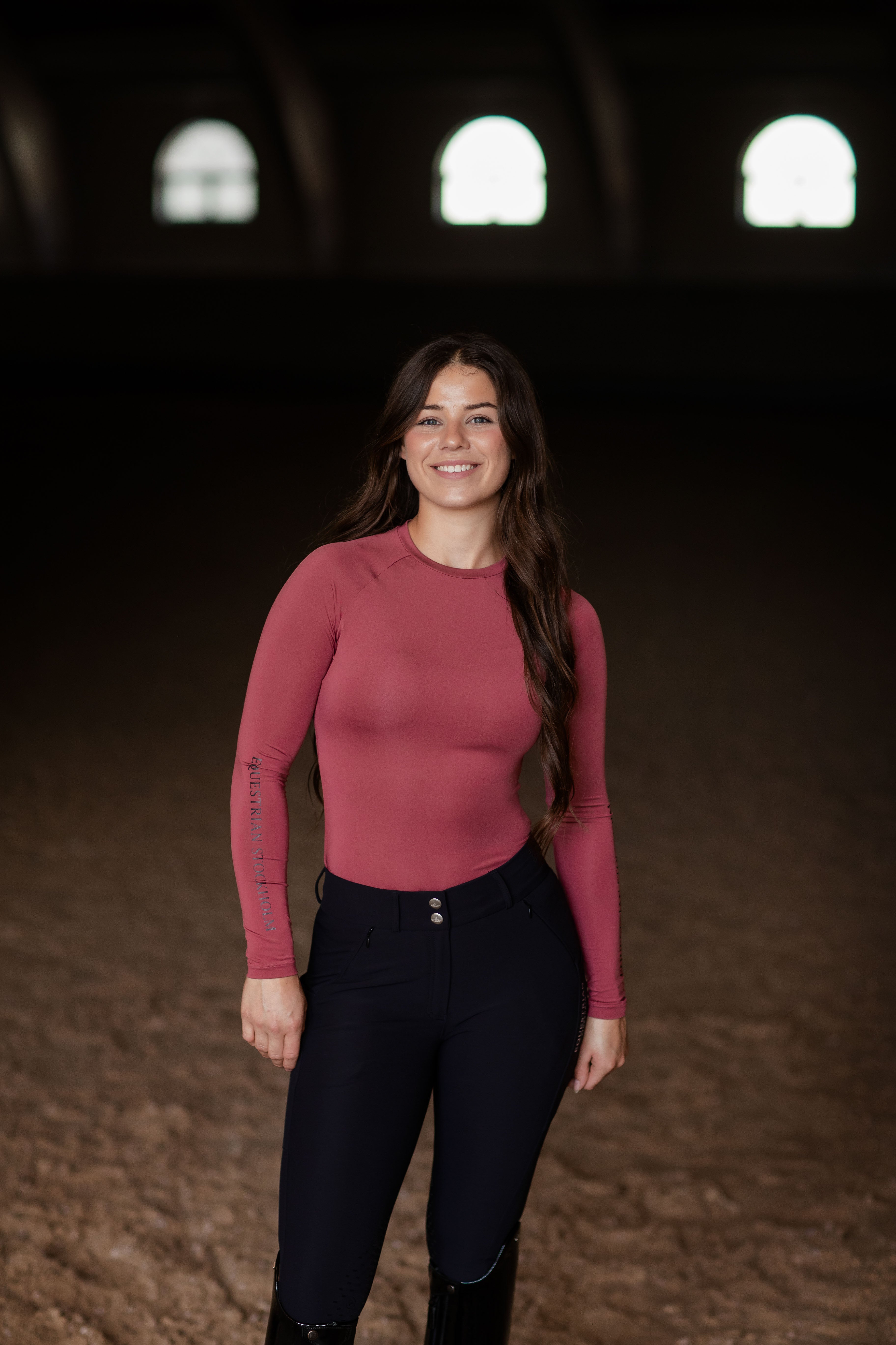 Top Base Layer Dynamic Soft Rouge - Equestrian Stockholm
