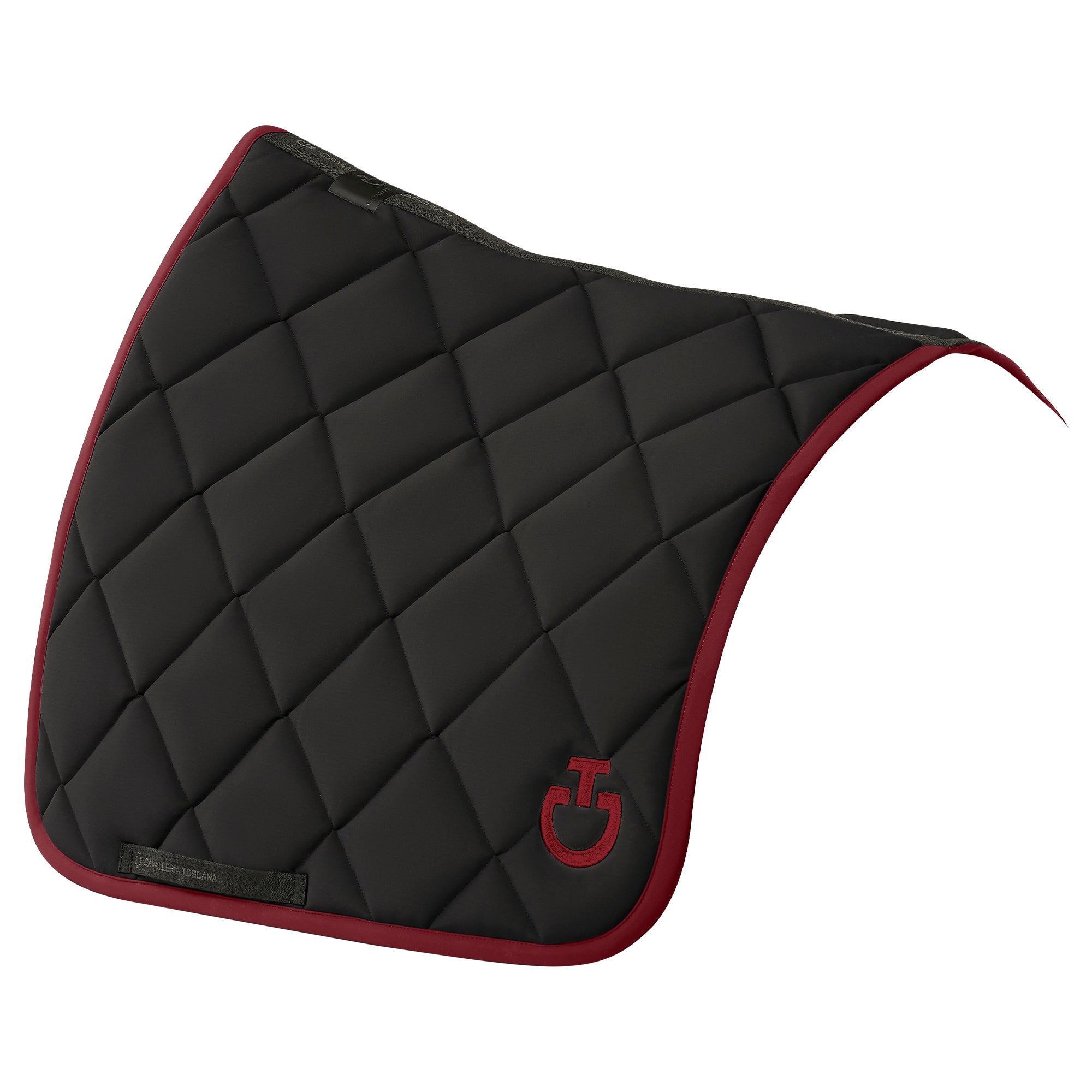 Tapis de selle Diamond Noir Bordeaux DRESSAGE - CAVALLERIA TOSCANA