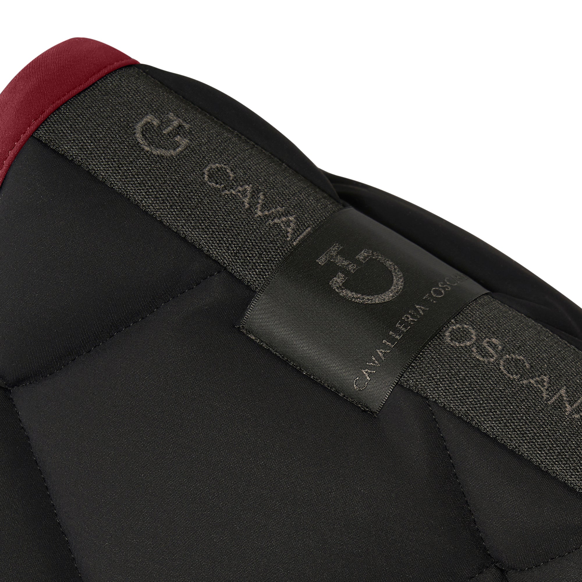 Tapis de selle Diamond Noir Bordeaux DRESSAGE - CAVALLERIA TOSCANA