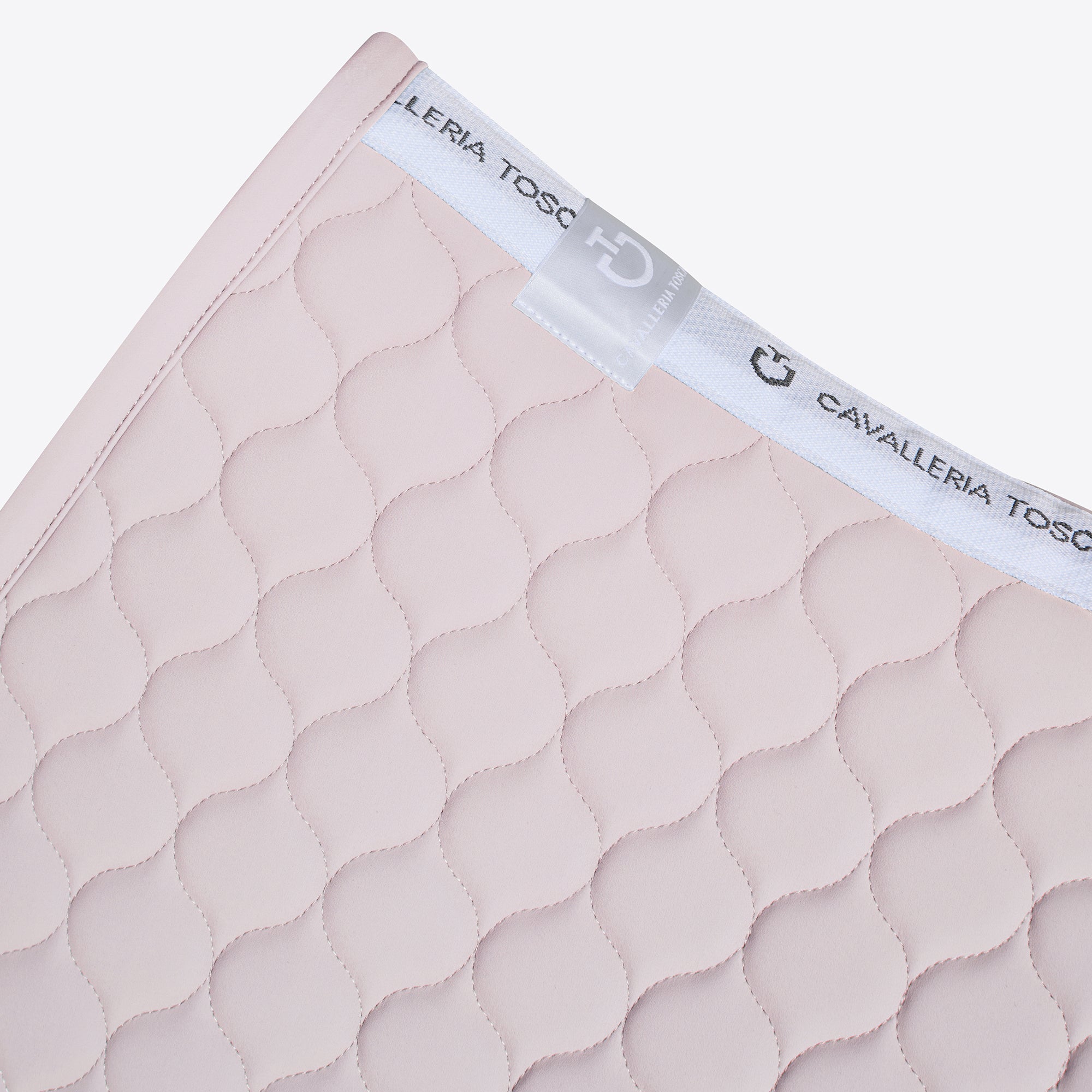 Circular Quilted BLACK saddle pad - CAVALLERIA TOSCANA