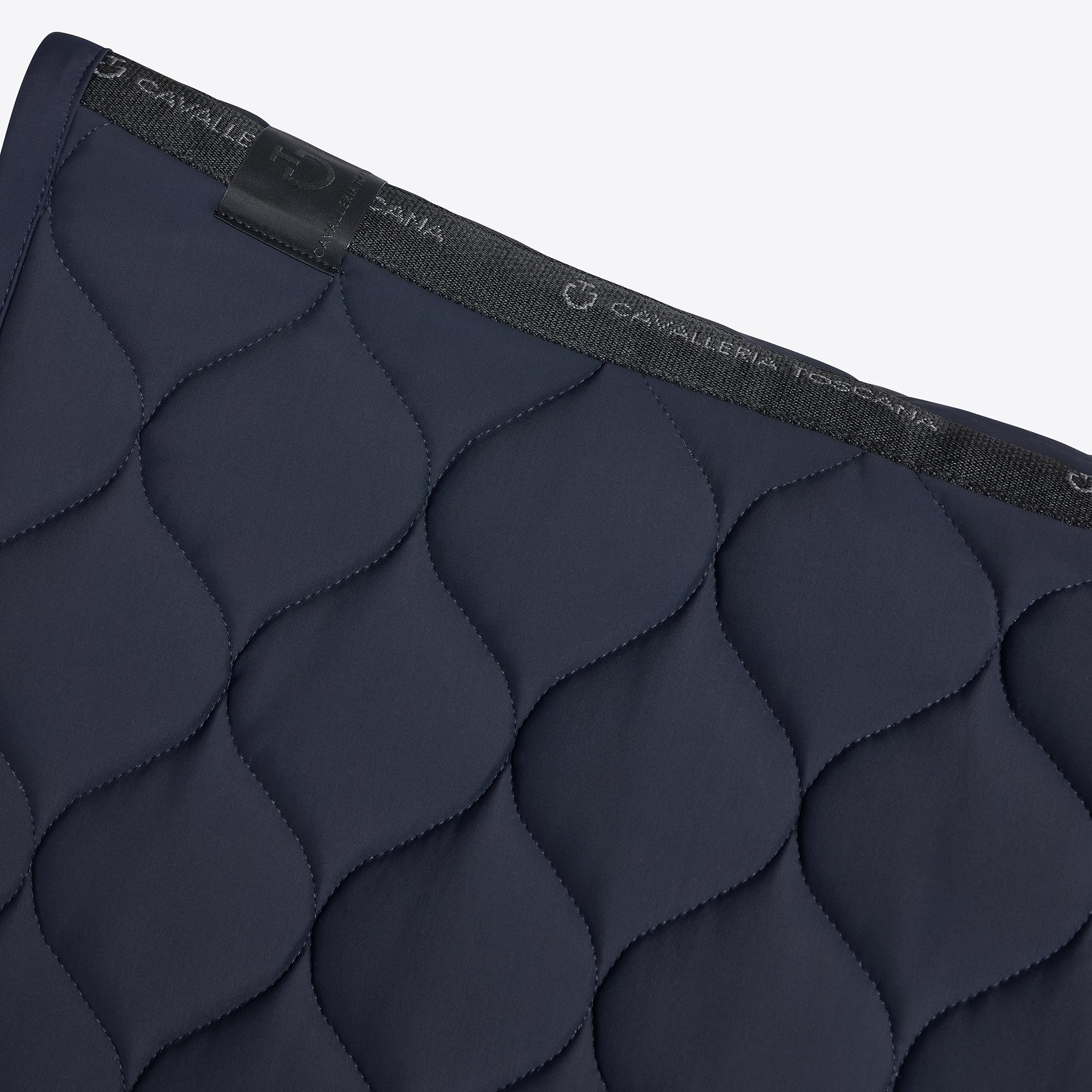 Tapis de selle New Circular Bleu marine CSO - CAVALLERIA TOSCANA