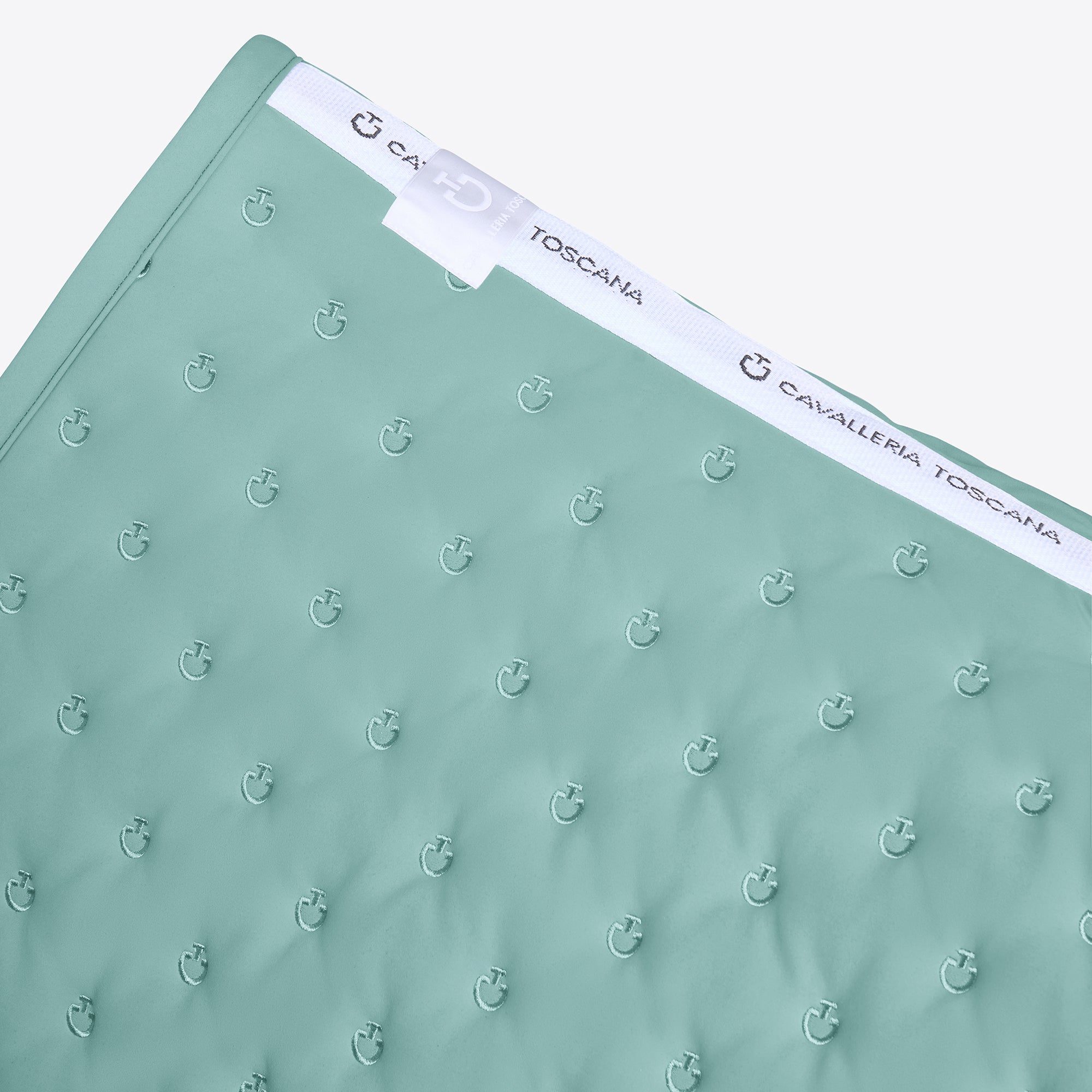 Tapis de de selle Embrodery Mint Green - CAVALLERIA TOSCANA