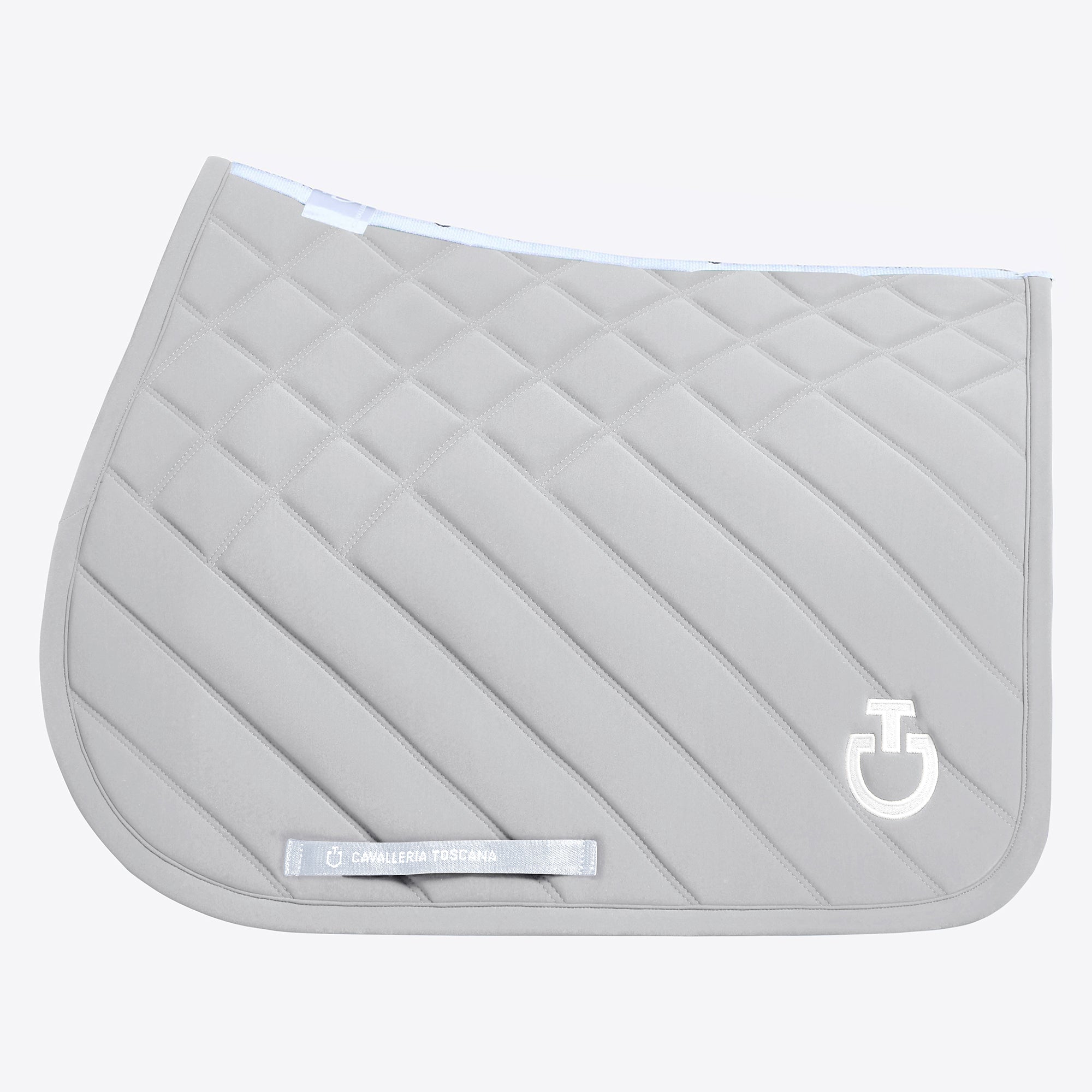 Tapis de selle Diamond et Lines gris - CAVALLERIA TOSCANA