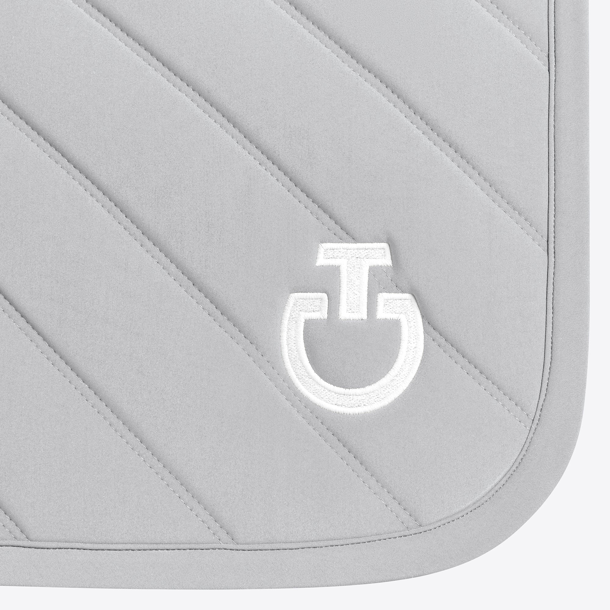 Tapis de selle Diamond et Lines gris - CAVALLERIA TOSCANA