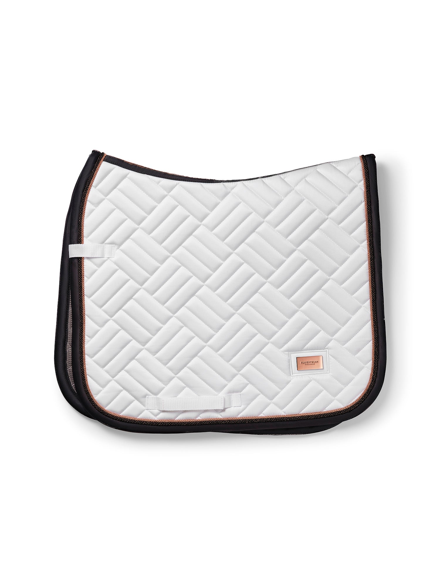Tapis de selle Modern White Dark Ocean DRESSAGE - Equestrian Stockholm