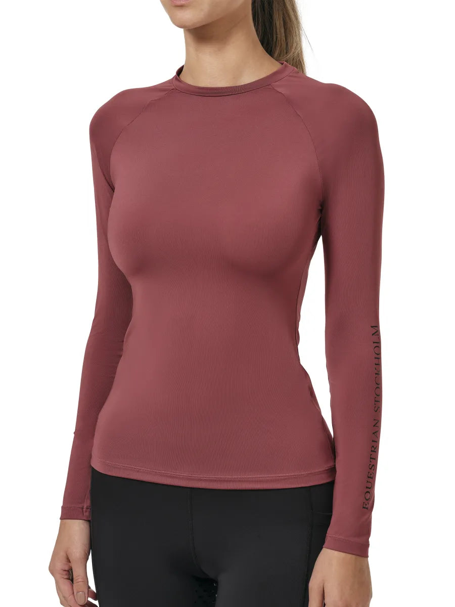 Top Base Layer Dynamic Soft Rouge - Equestrian Stockholm