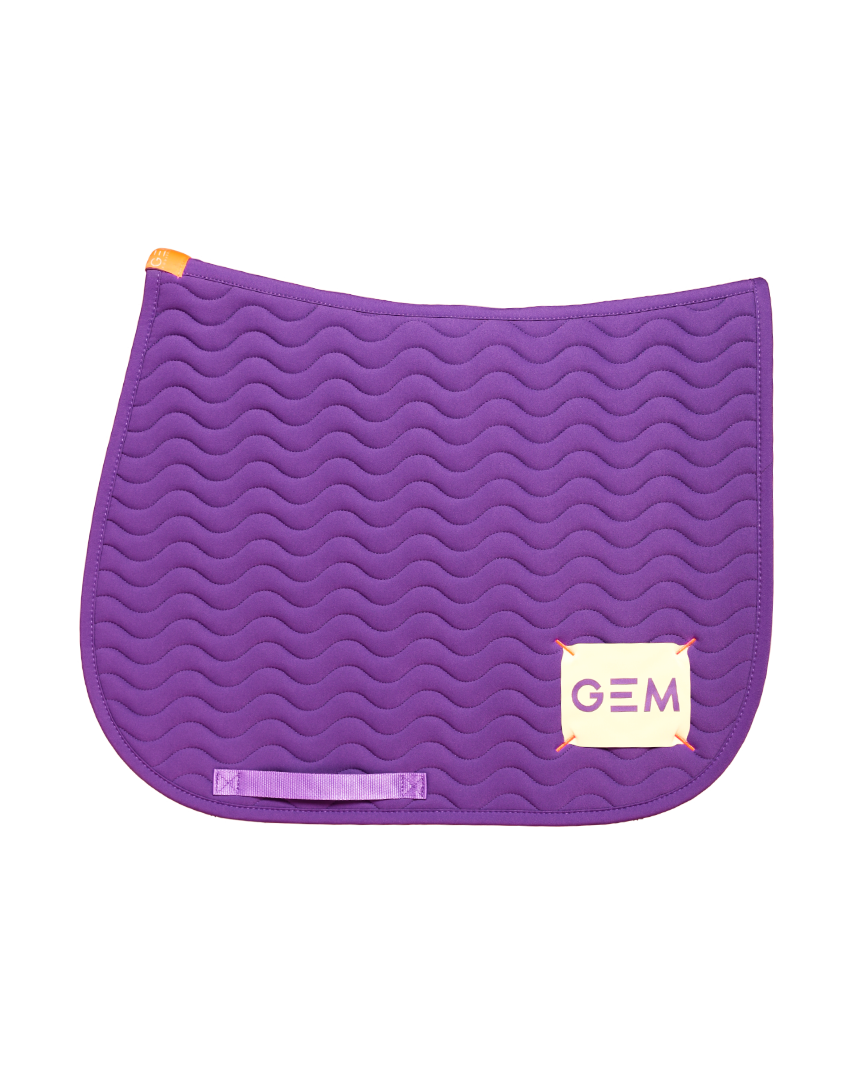 Tapis de selle TOUC TOUC Obstacle Violet - GEM