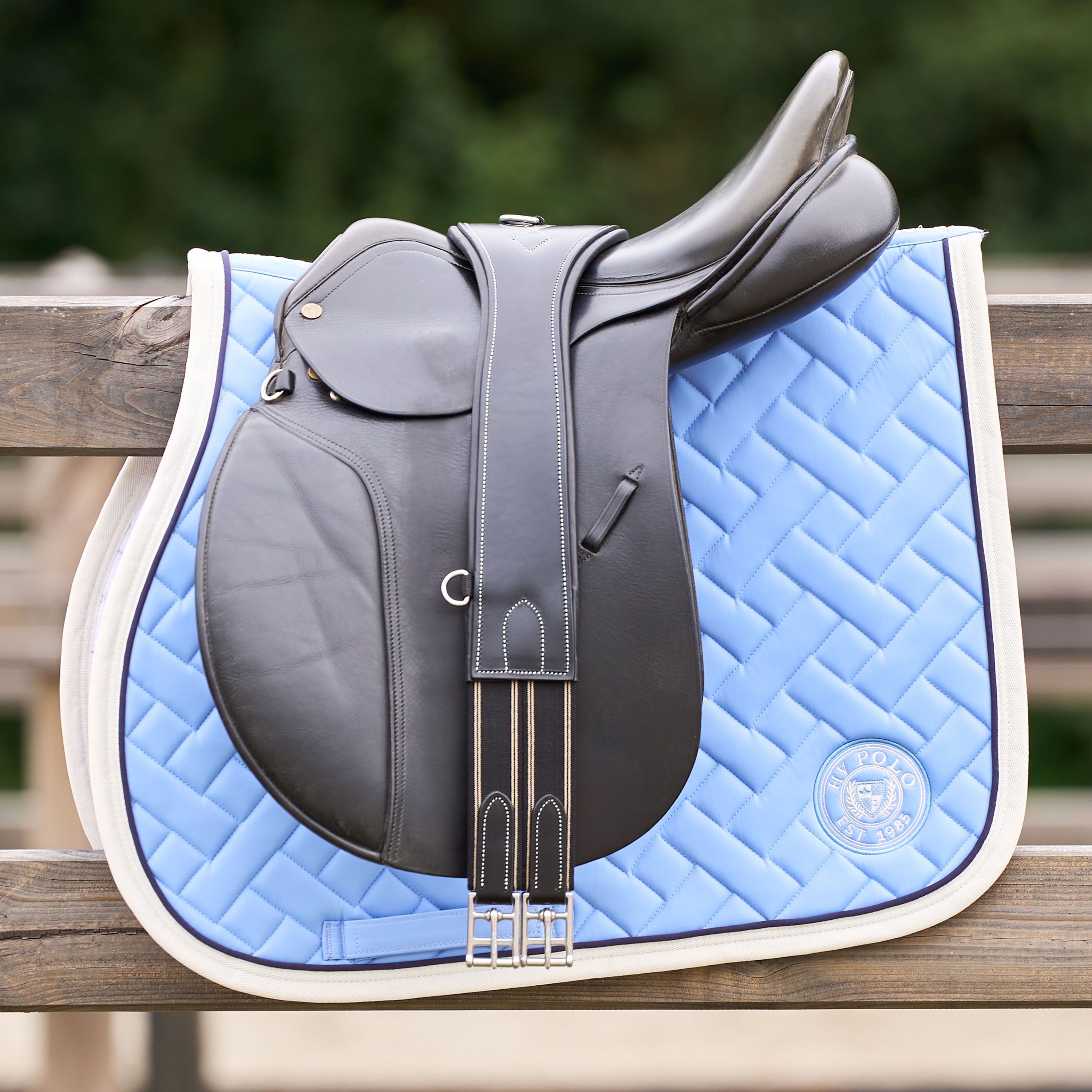 Tapis de selle Favourite bleu - HV POLO