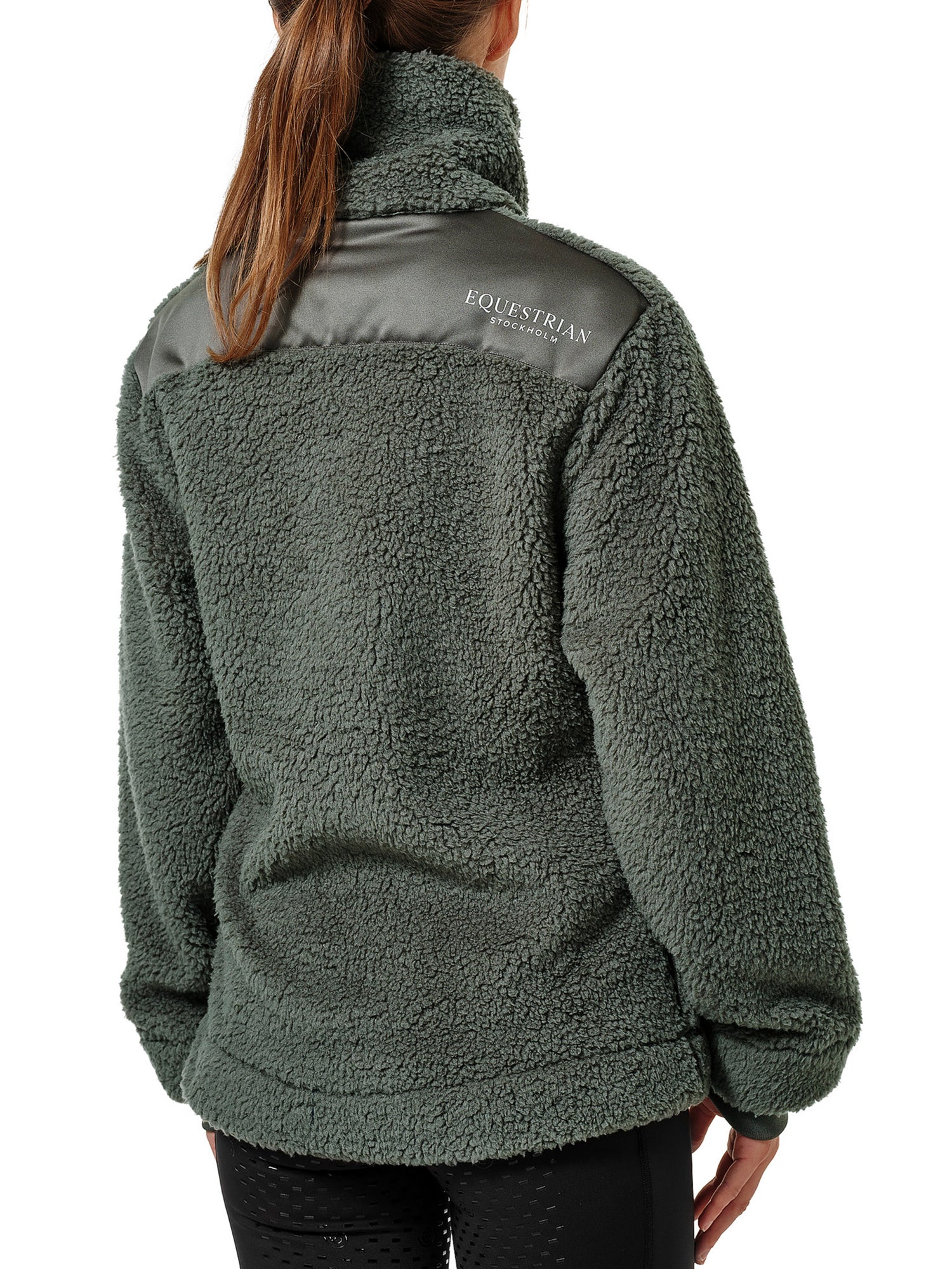 Veste Teddy Fleece Avenue Green - Equestrian Stockholm