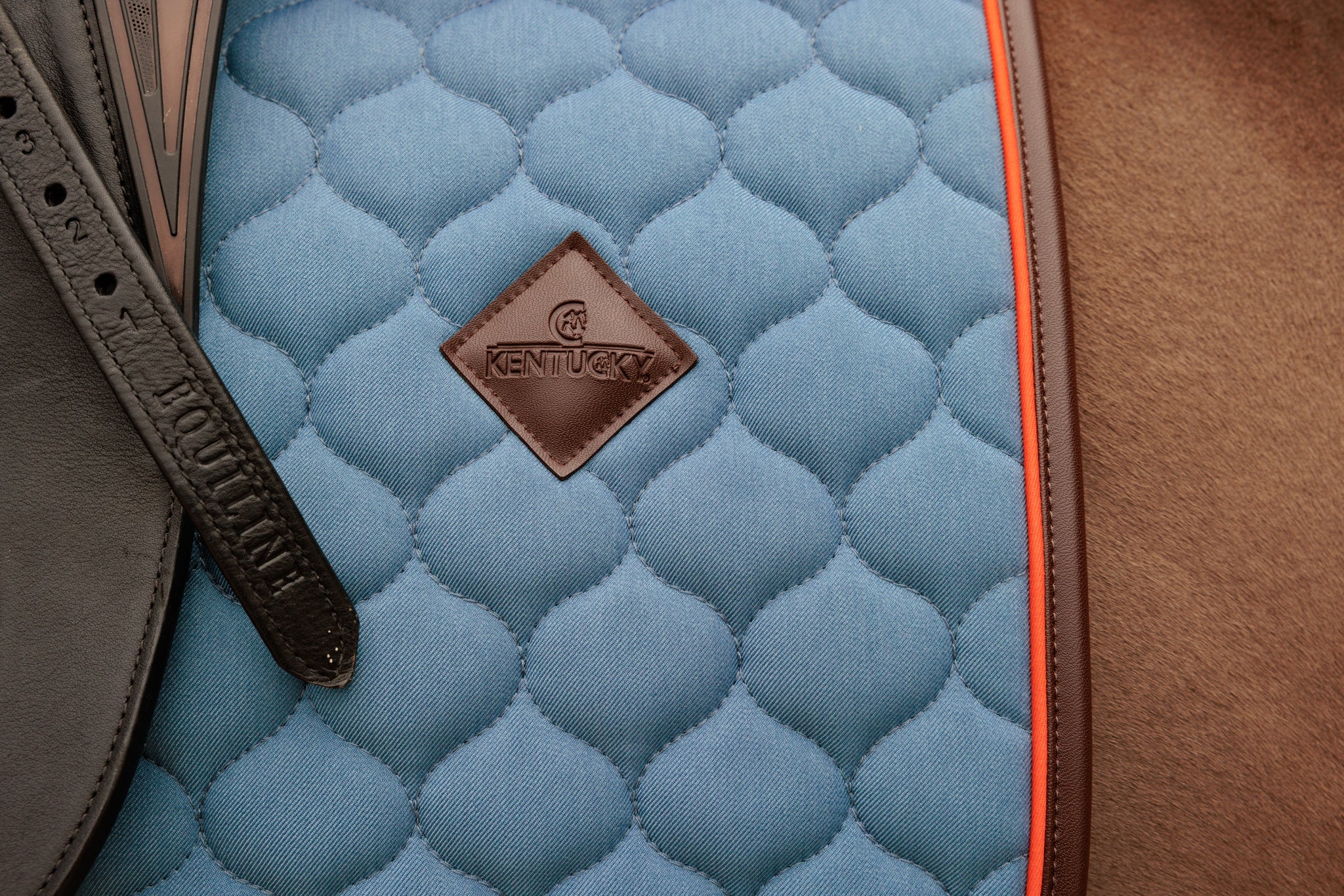 Tapis de selle Onion Quilt Neon Leather Mixte - Kentucky