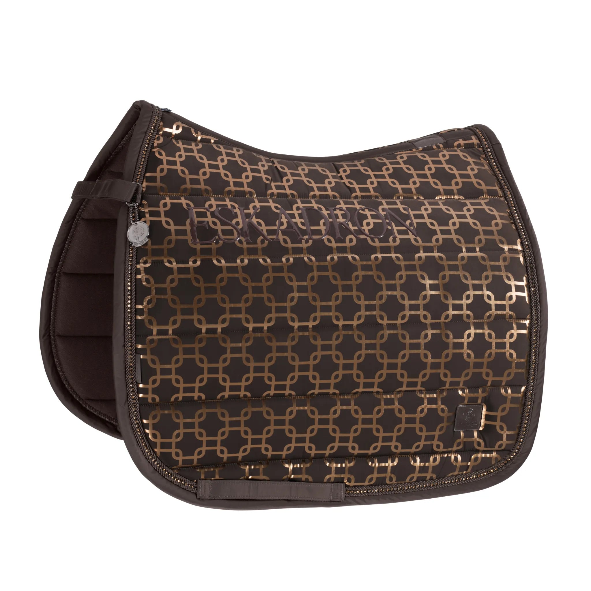 Glossy Chain Crystal PLATINUM 2024 saddle pad - Eskadron