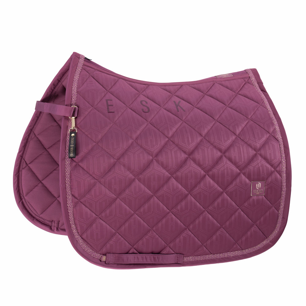 Tapis de Selle Noir & violet, Série Classique ∙ AL Sportswear – Alexandra Ledermann Sportswear