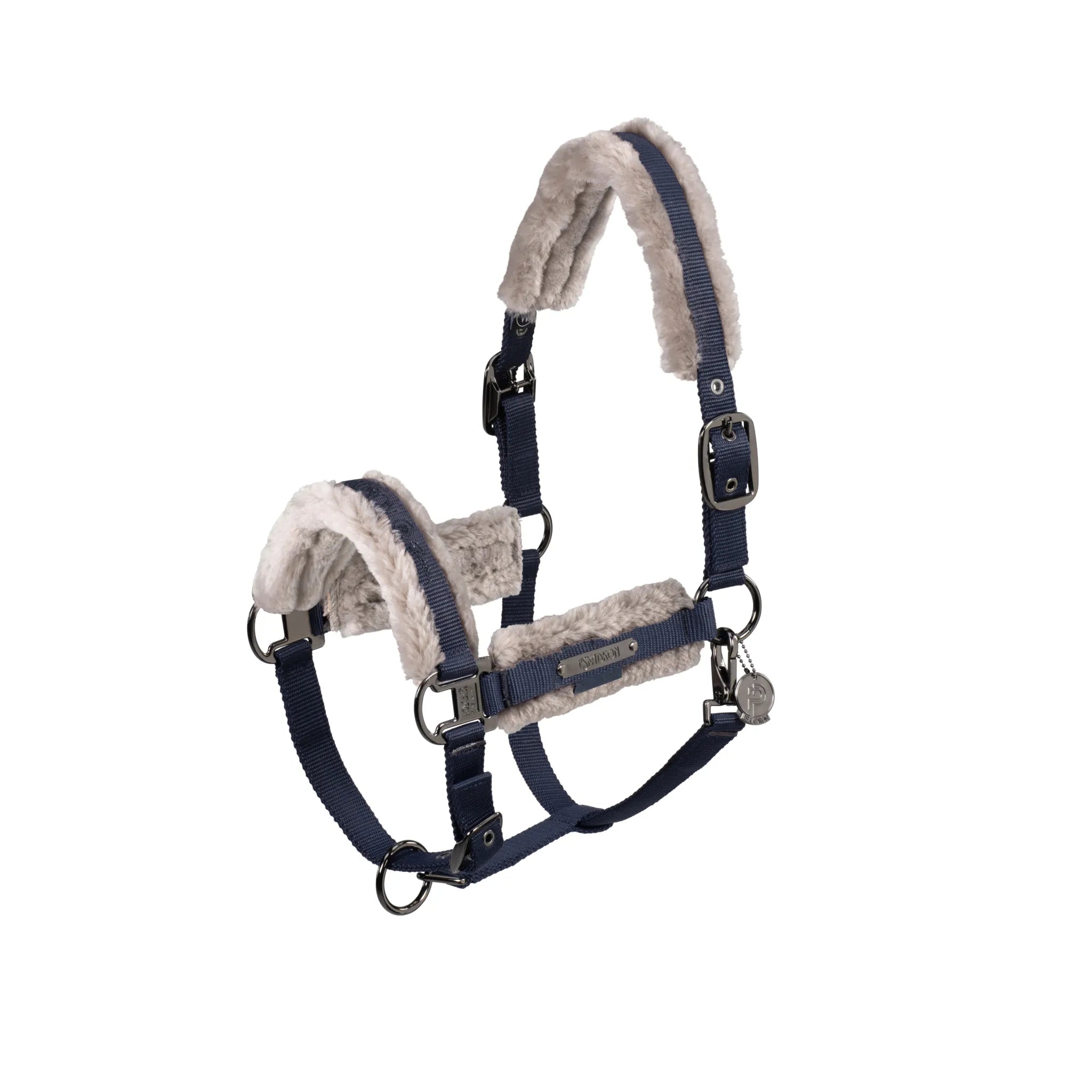 Licol Double Pin Girth Faux Fur PLATINUM 2024 - Eskadron