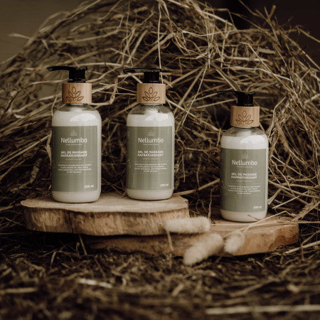 Gel de massage rafraichissant - Nellumbo