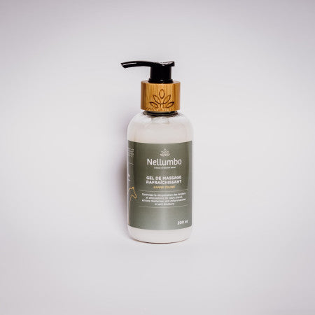Gel de massage rafraichissant - Nellumbo