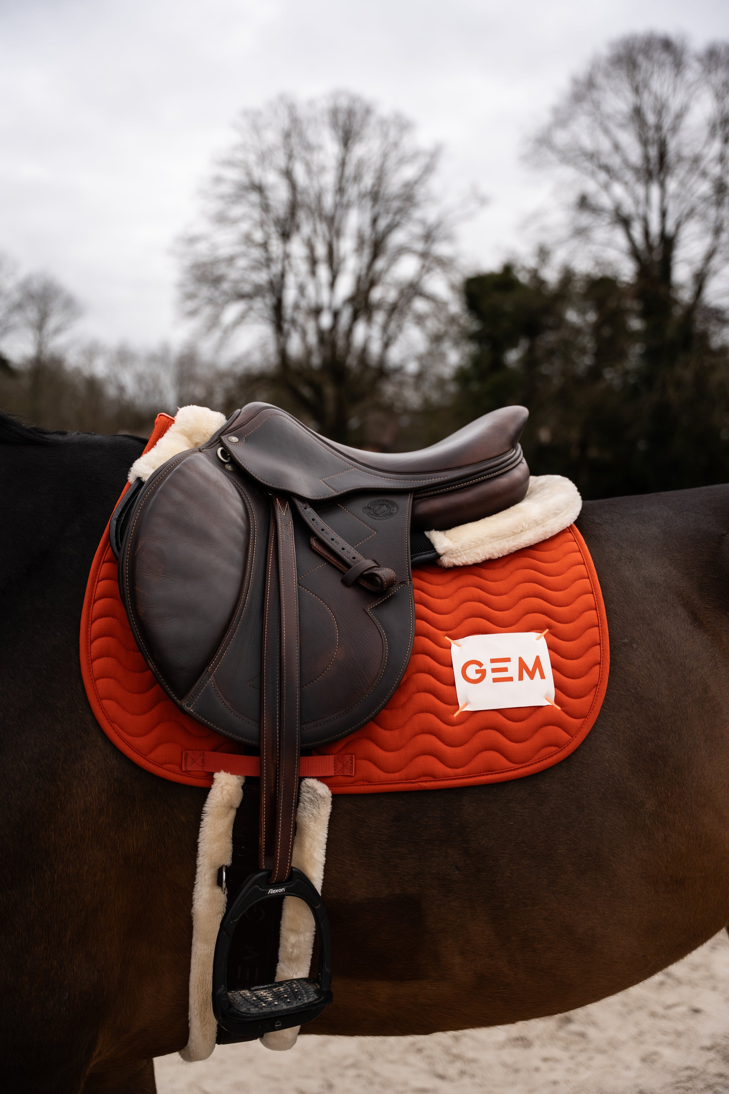 Tapis de selle TOUC TOUC Obstacle BRIQUE - GEM