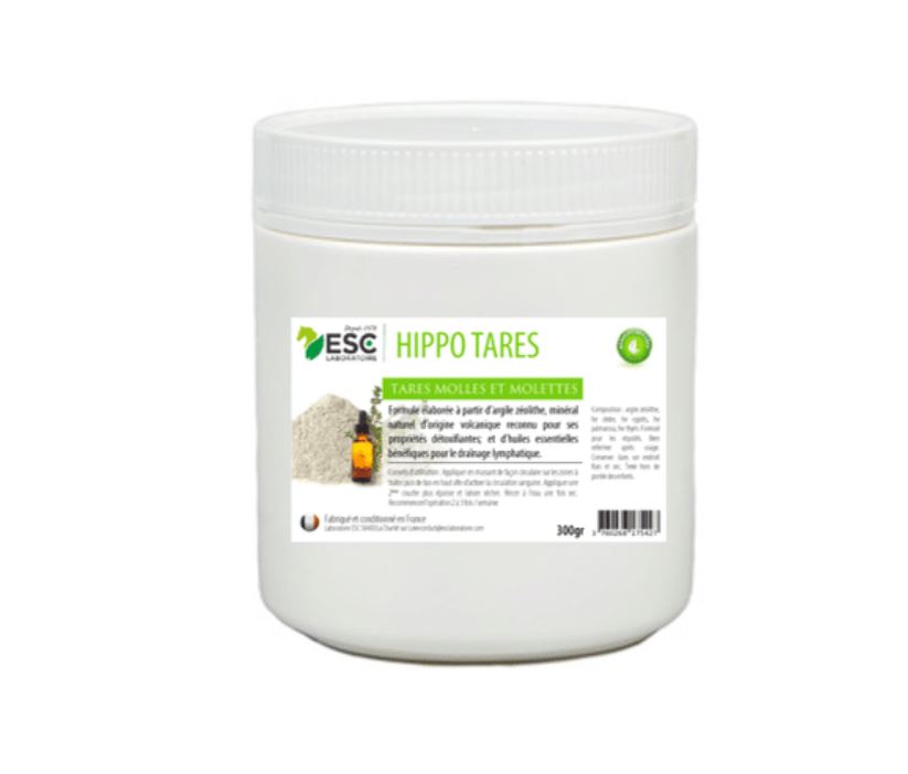 Argile detoxifiante Hippo Tares Tares molles et molettes - ESC LABORATOIRE