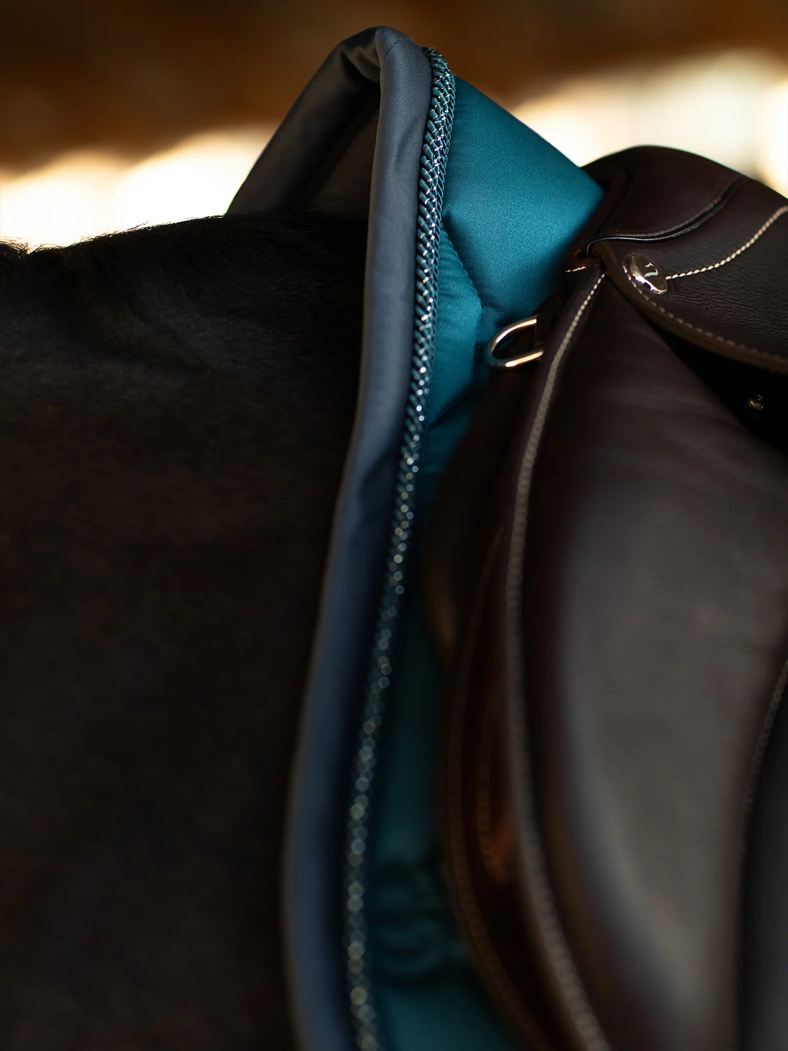 Tapis de selle Teal Blue MIXTE - Equestrian Stockholm