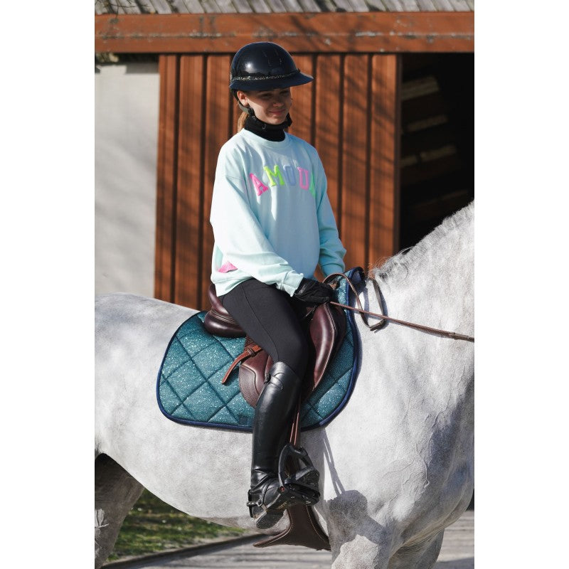 Tapis de selle Glitter Turquoise - Ju & Pa