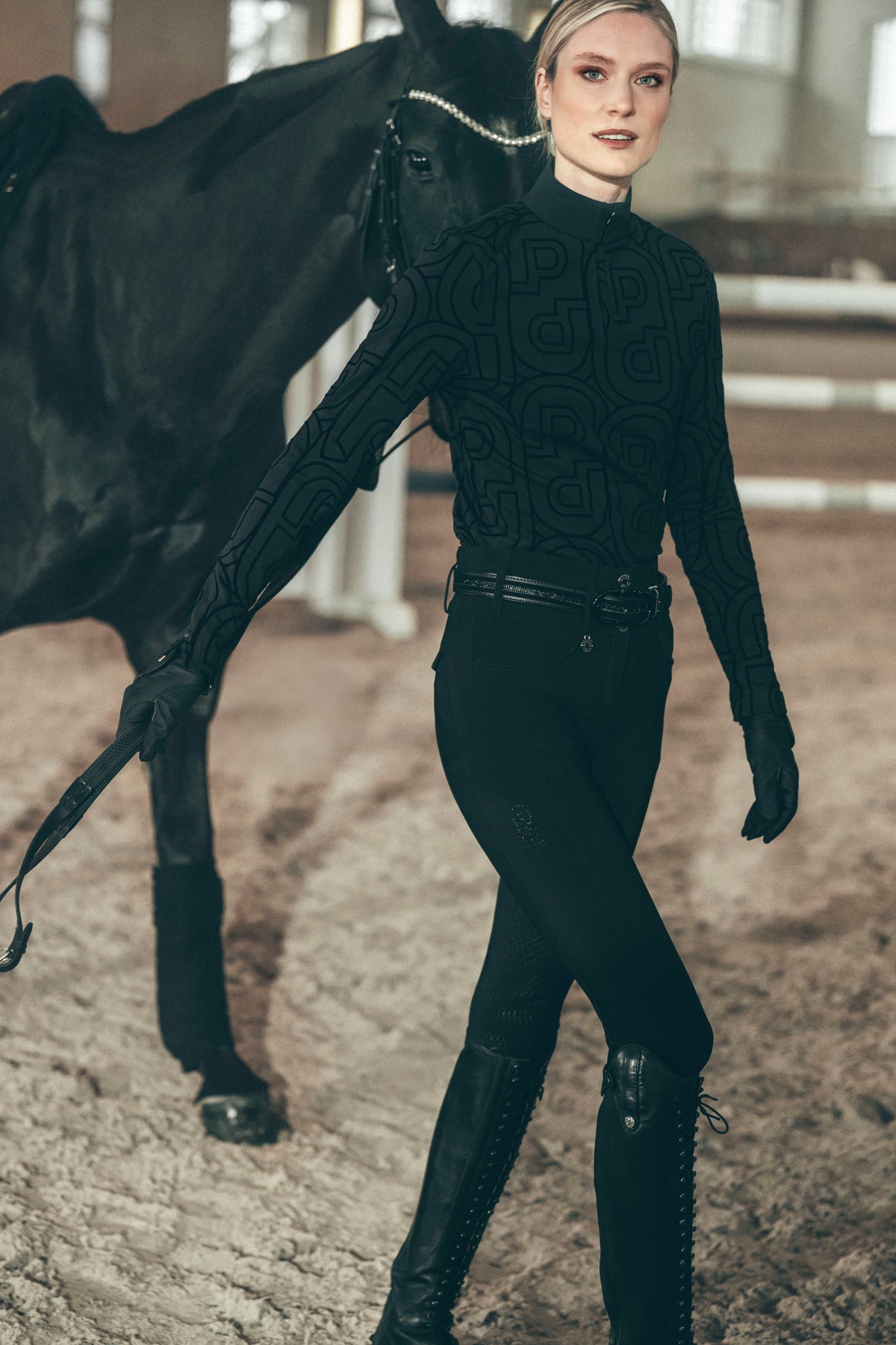 Haut manches longues fermeture eclair Zip Print Shirt - Pikeur