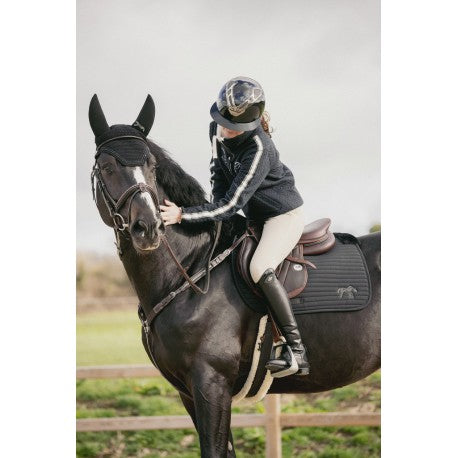 Tapis de selle Lyona Noir - PENELOPE COLLECTION