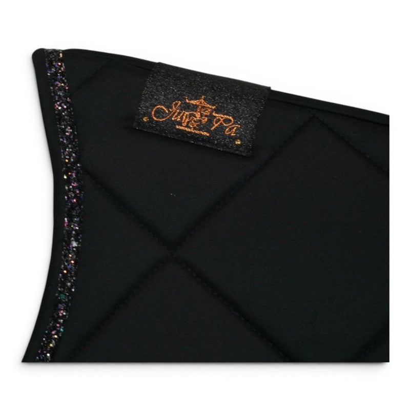 Tapis de selle Noir galon noir - JU&PA