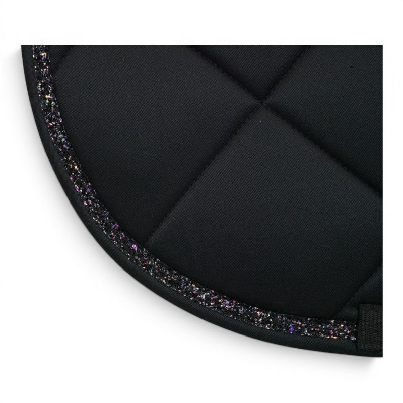 Tapis de selle Noir galon noir - JU&PA