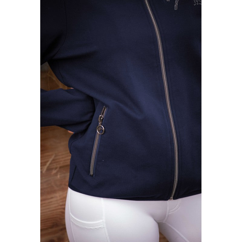 Veste Tweeny Strass Bleu marine - PENELOPE COLLECTION
