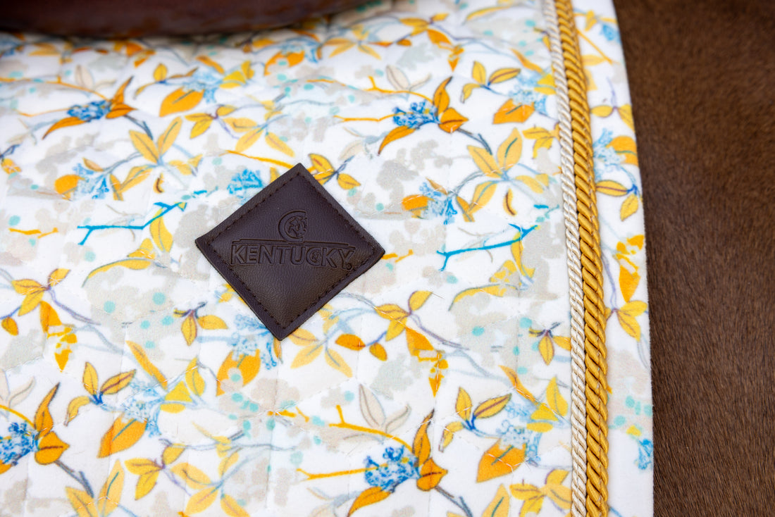 Tapis de Selle Velvet printing fleuri MIXTE - Kentucky