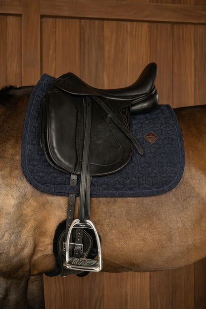 Tapis de selle Sparkling DRESSAGE bleu foncé - Kentucky