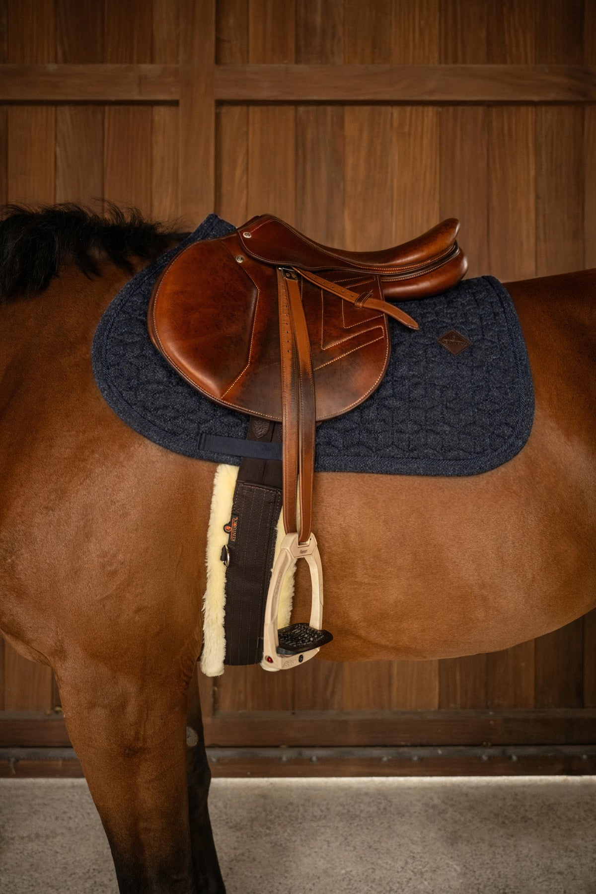 Tapis de selle Sparkling MIXTE bleu foncé - Kentucky