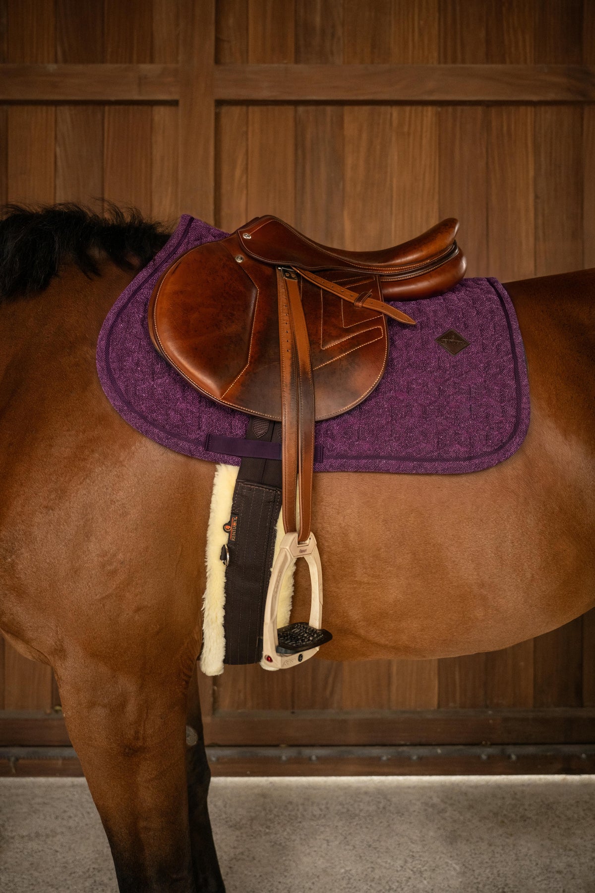 Tapis de selle Sparkling MIXTE violet - Kentucky