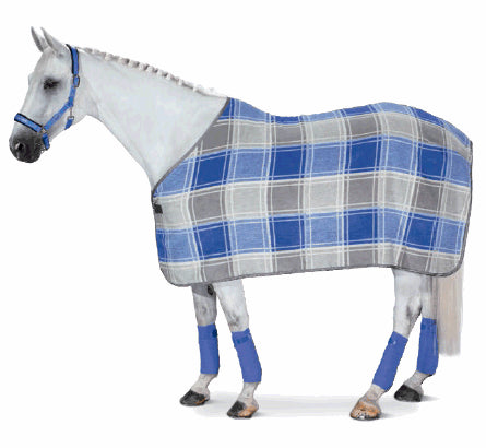 Couverture séchante Dralon Eskadron - Bleu et gris