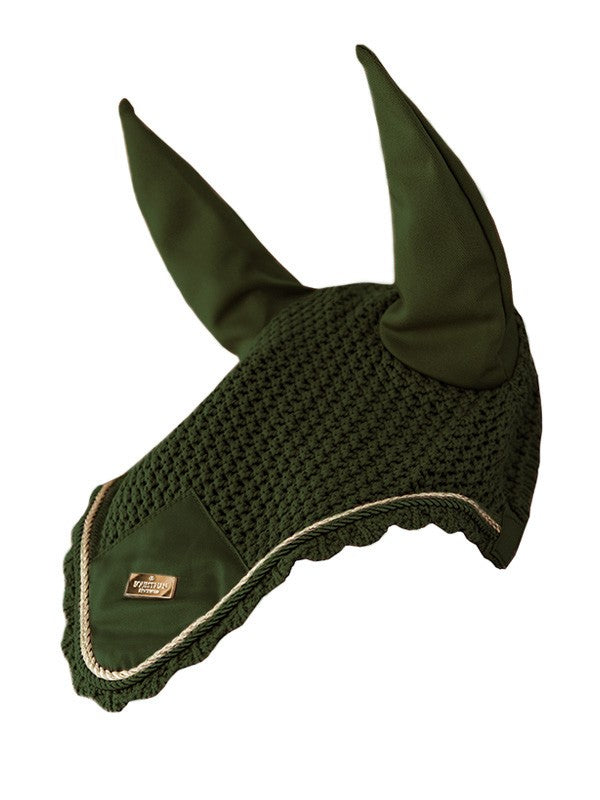 FOREST GREEN fly hat - Equestrian Stockholm