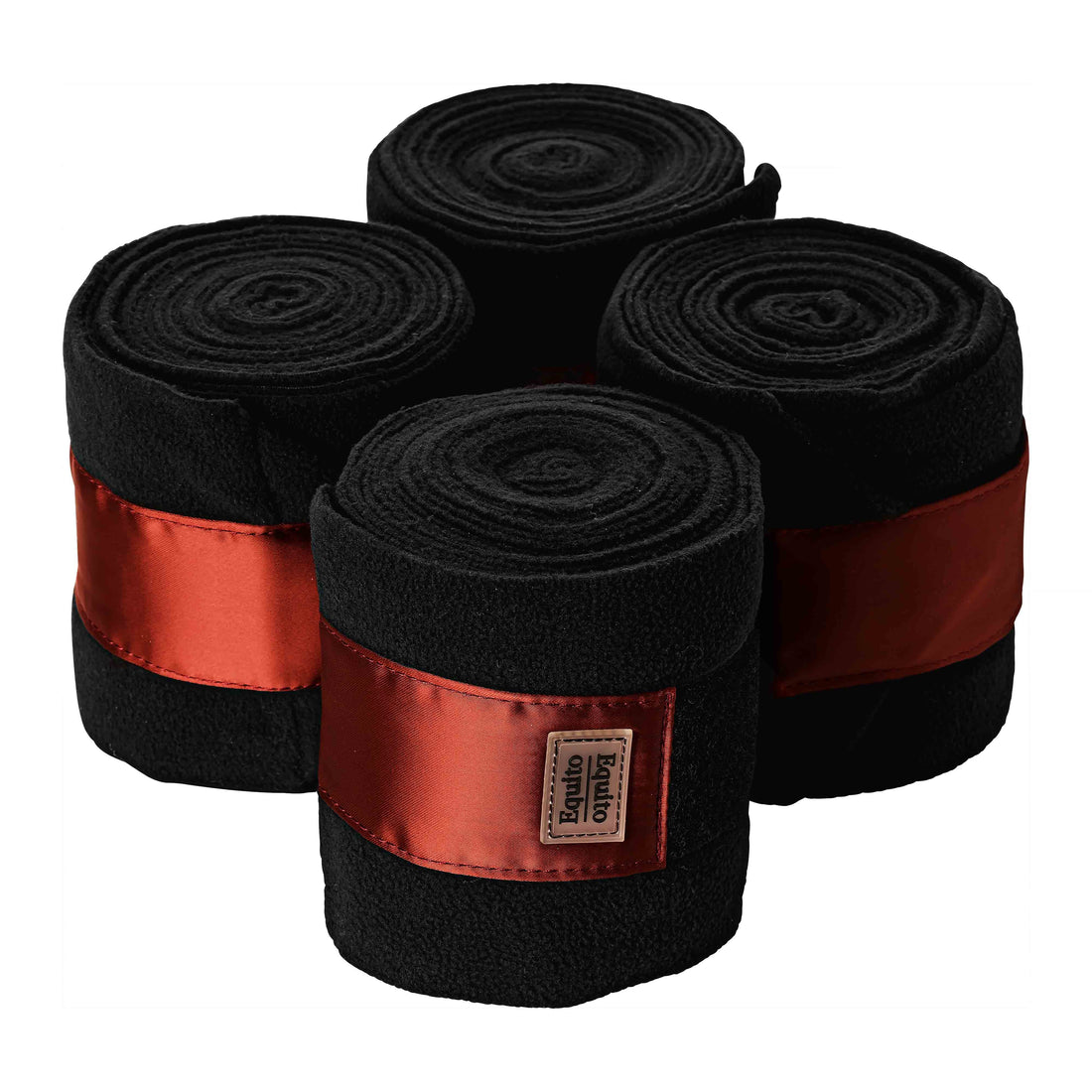 Equito fleece bands - Black/Rust