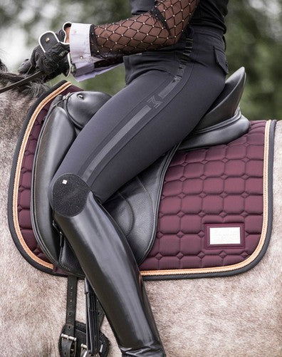 Plum saddle pad - Plum/Rose Gold - EQUITO 