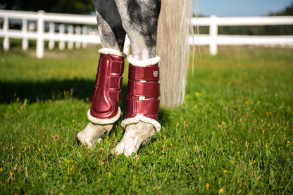 Equestrian Stockholm Gaiters - Burgundy