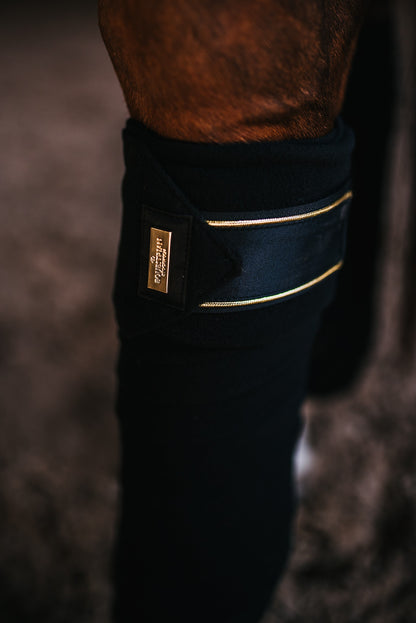 BLACK EDITION GOLD polo bands - Equestrian Stockholm
