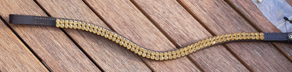 Golden crystal browband
