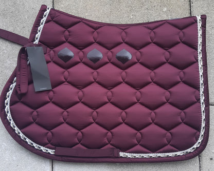 Eskadron Glossy Wave Rug - Burgundy