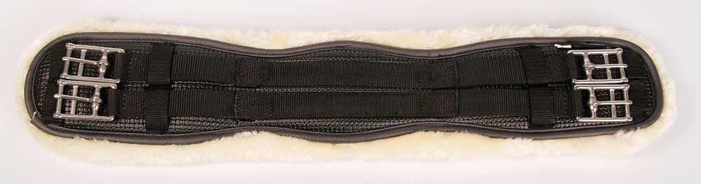 Sangle équitation dressage en cuir Cheval - 900 noire