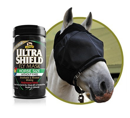 Ultrashield Fly Mask sans oreilles - Absorbine