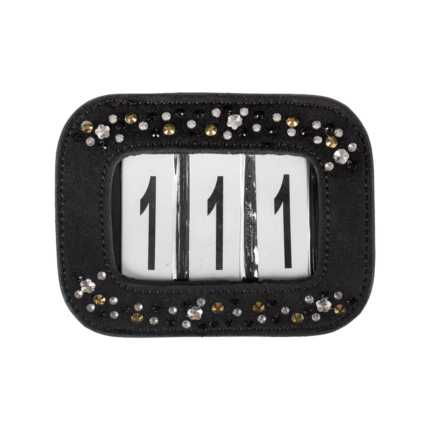 Numéro de départ en cuir à Strass - HORKA