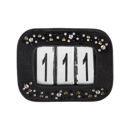 Numéro de départ en cuir à Strass - HORKA